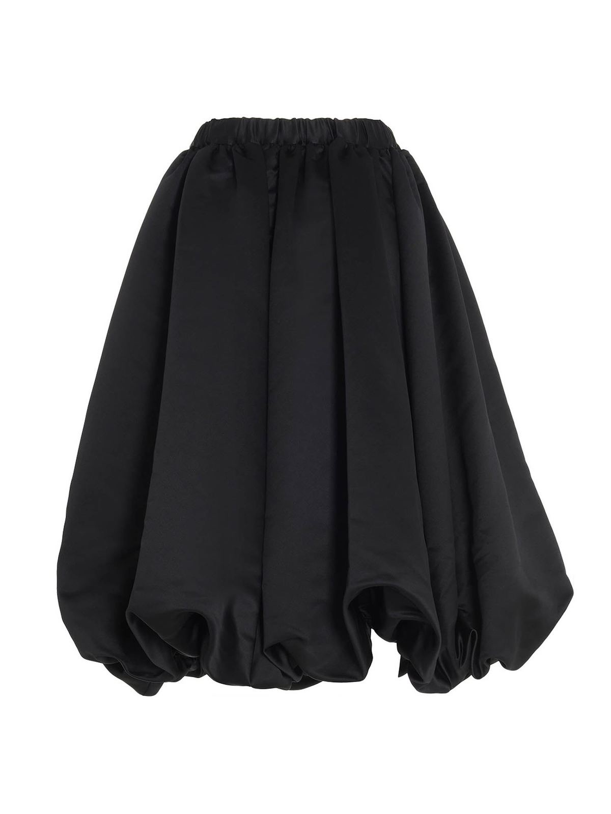 Balloon skirt in black