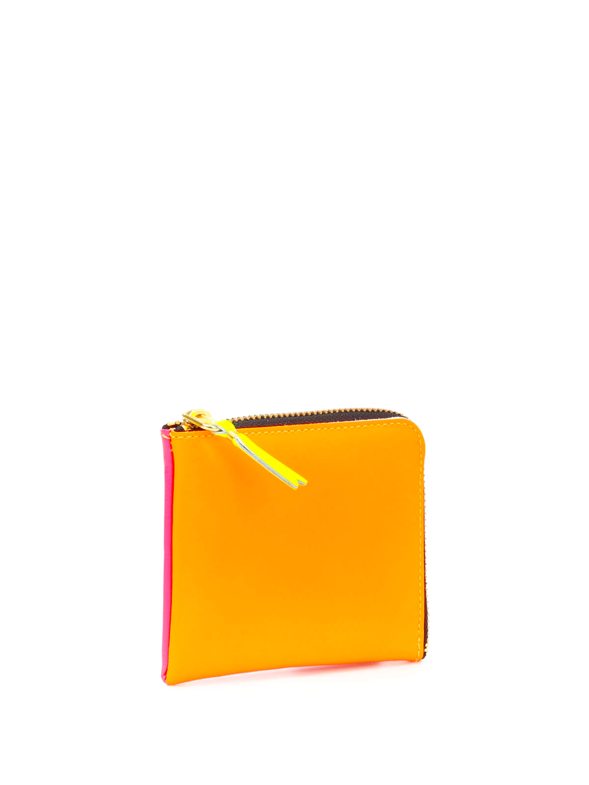Comme Des Garcons L-zip Super Fluo wallet|SA3100SFORANGEPINK