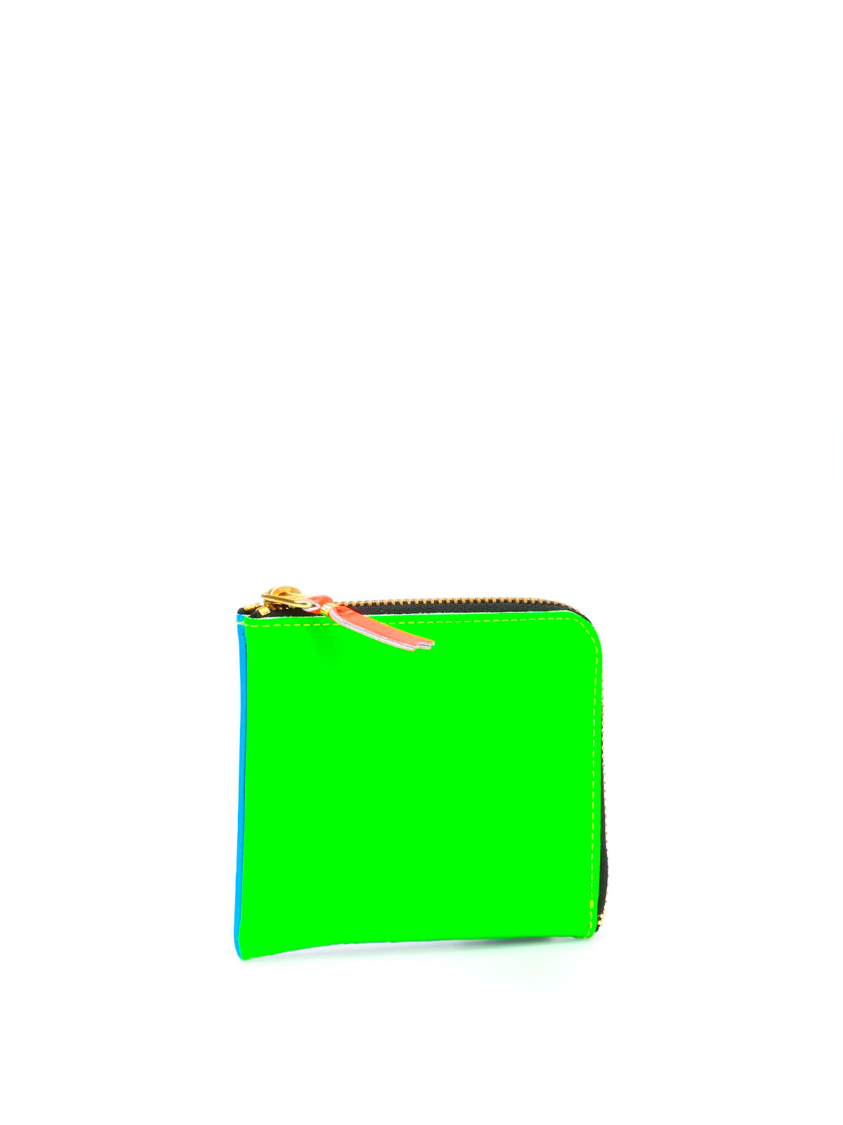 Shop Comme Des Garçons L-zip Super Fluo Wallet In Green