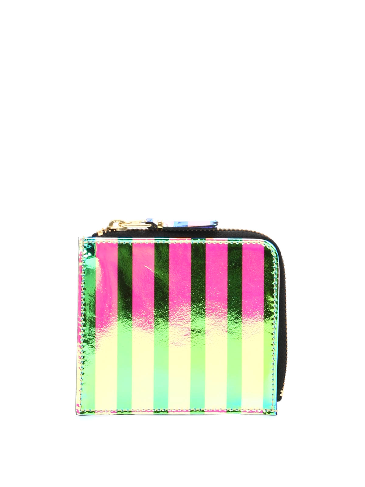 COMME DES GARCONS pinstripe wool handbag