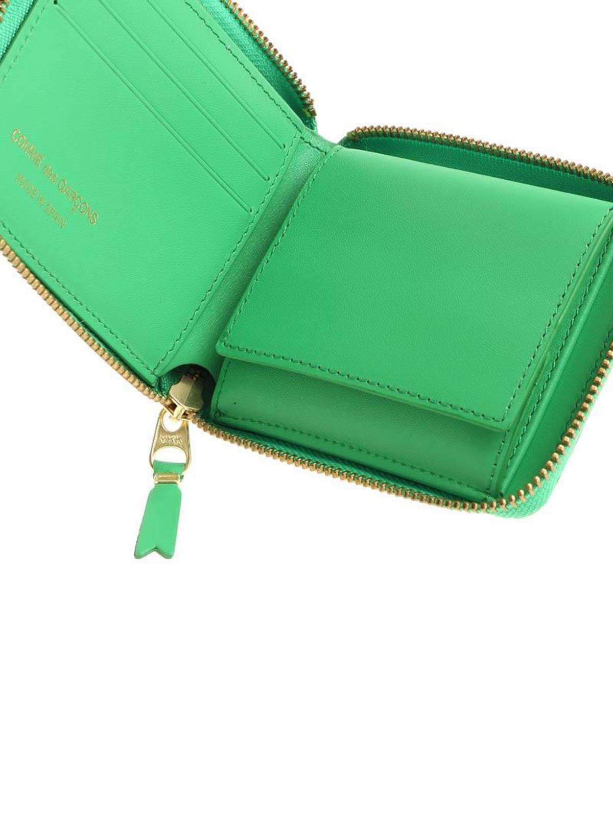 Wallets & purses Comme Des Garçons Wallet - Neon green wallet