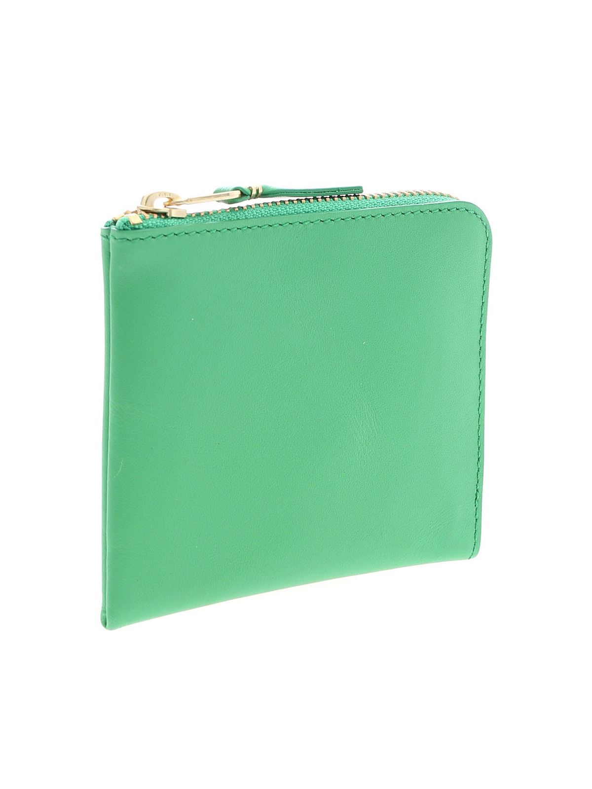 Shop Comme Des Garçons Classic Leather Wallet In Green