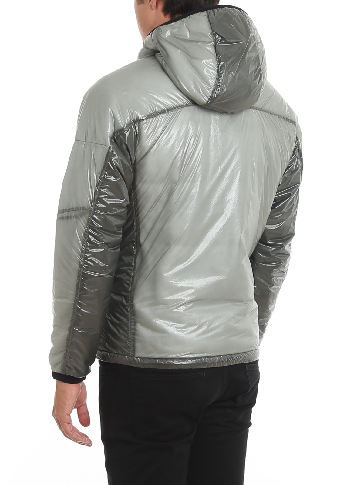 真 様16aw C.P. Company グレー ジップアップジャケット C.P. Company ダウンジャケット - ライトグレー | MOW069A005791Q900