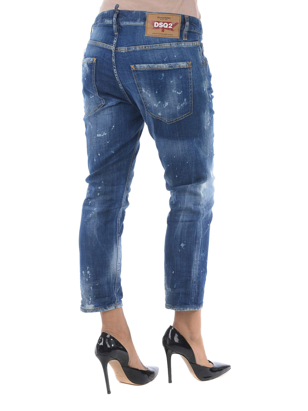 Dsquared cool hot sale girl cropped jeans