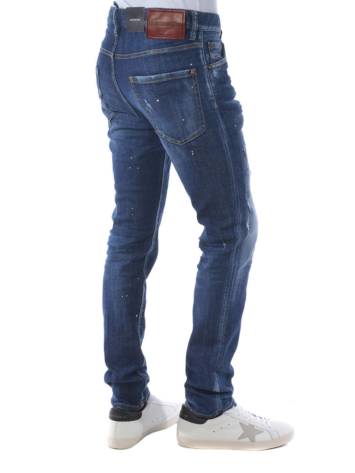 Straight leg Dsquared2 - Cool Guy fake used effect denim jeans S74LB0413S30342470