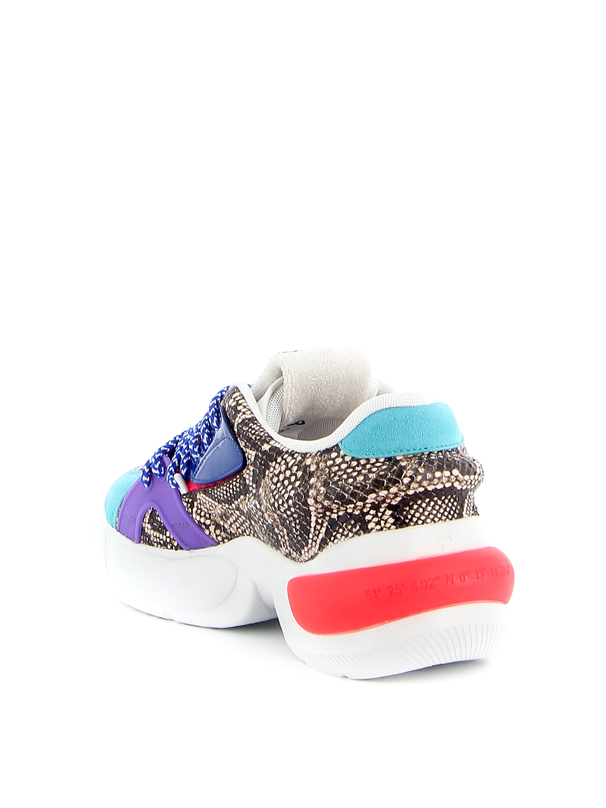 Shop Fila Coordinare Wmn Python Insert Sneakers In Multicolour