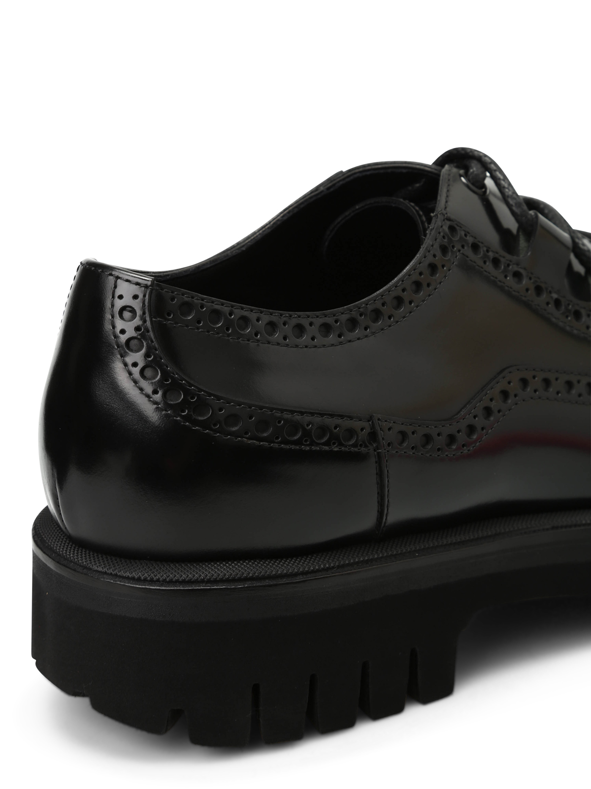 Dolce & Gabbana Correggio leather derby shoes | A10095AC46080999