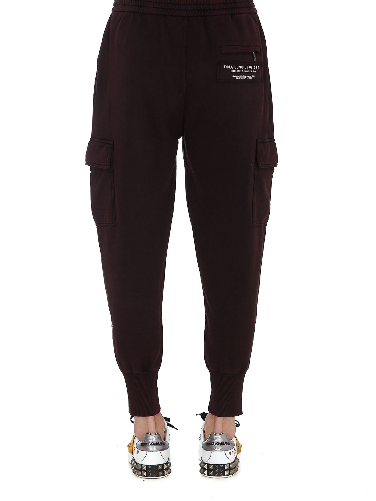 Tracksuit bottoms Dolce & Gabbana - Cotton cargo sweatpants