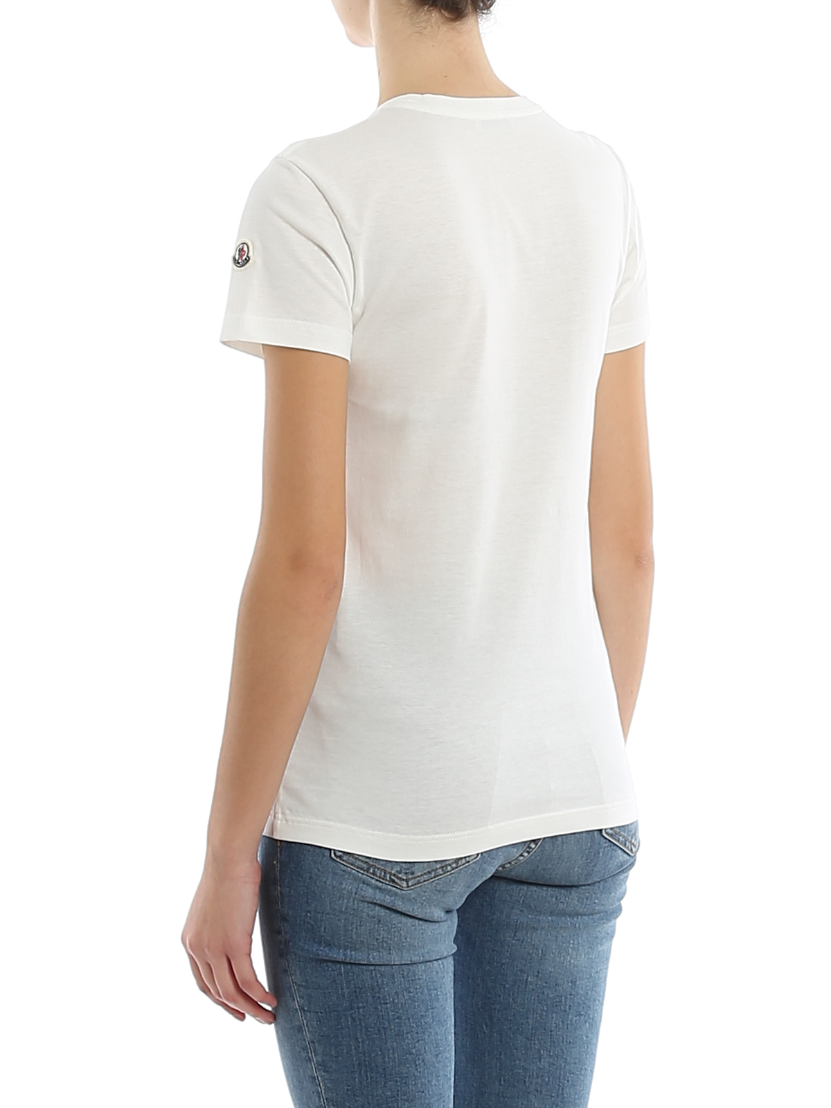 Shop Moncler Camiseta - Blanco In White