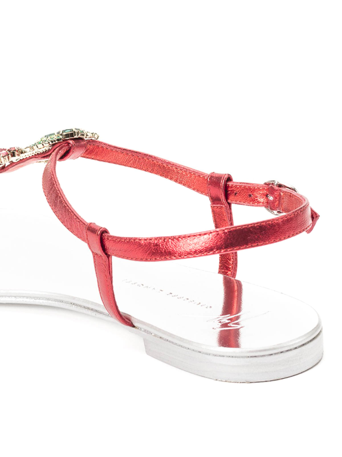 Giuseppe Zanotti - Crystal cherry sandals - E900057001