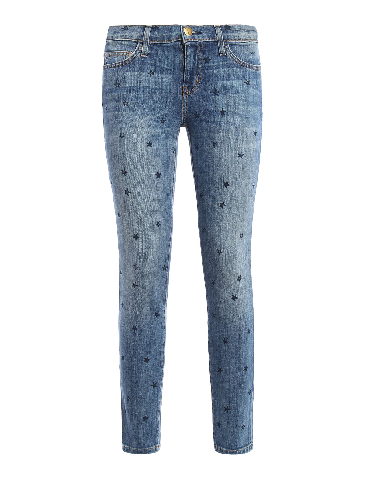 Jean Skinny Femme Current/Elliott 'The Stiletto' - Taille W32, Couleur Verte, Neuf Avec étiquettes