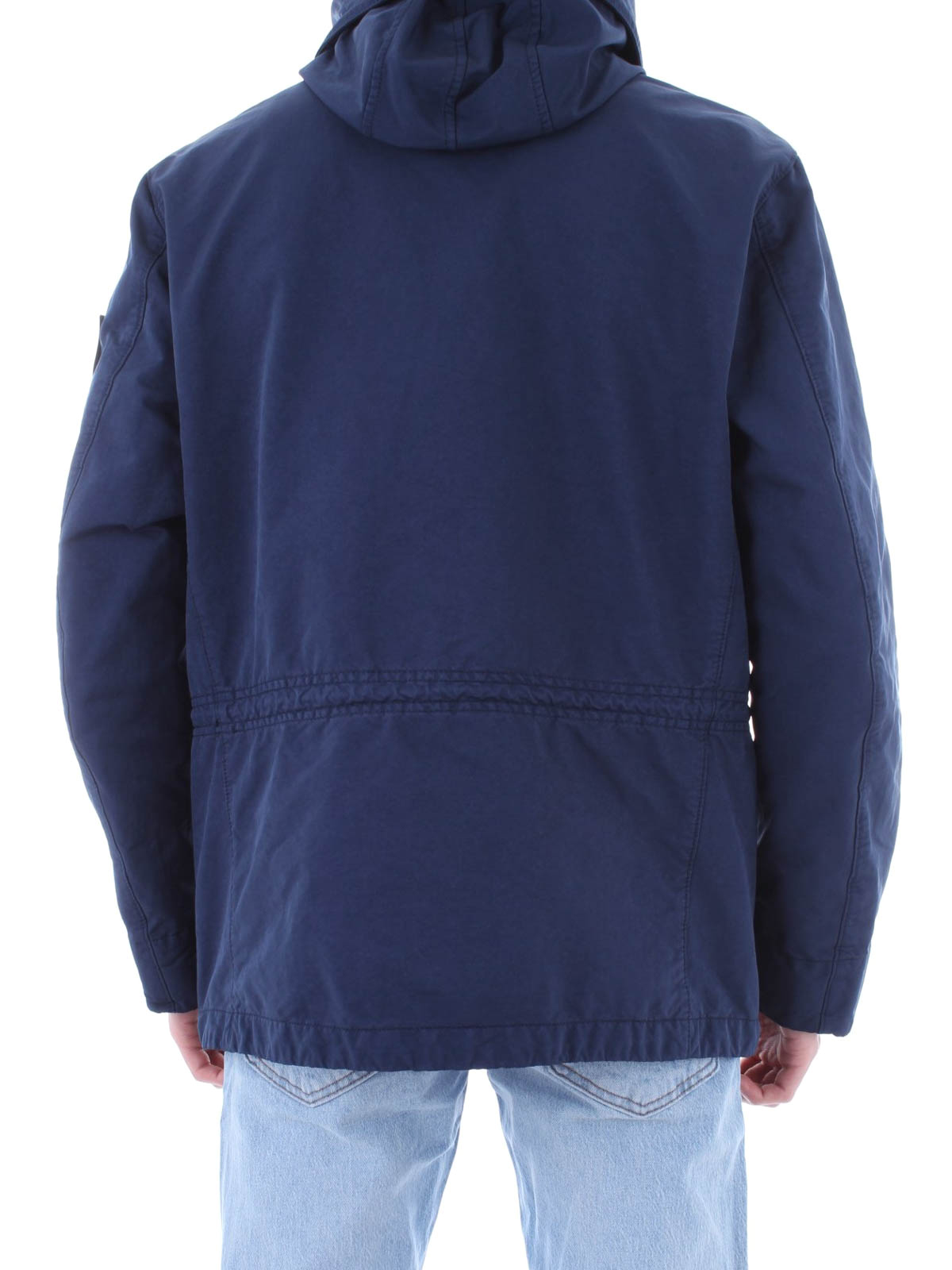 Stone Island David-TC blue parka - Blue - Men|701544449V0028