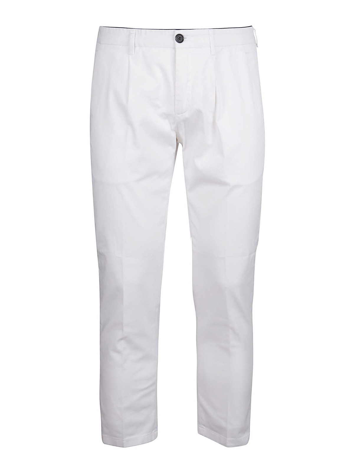 Department 5 Prince Cropped Trousers In White