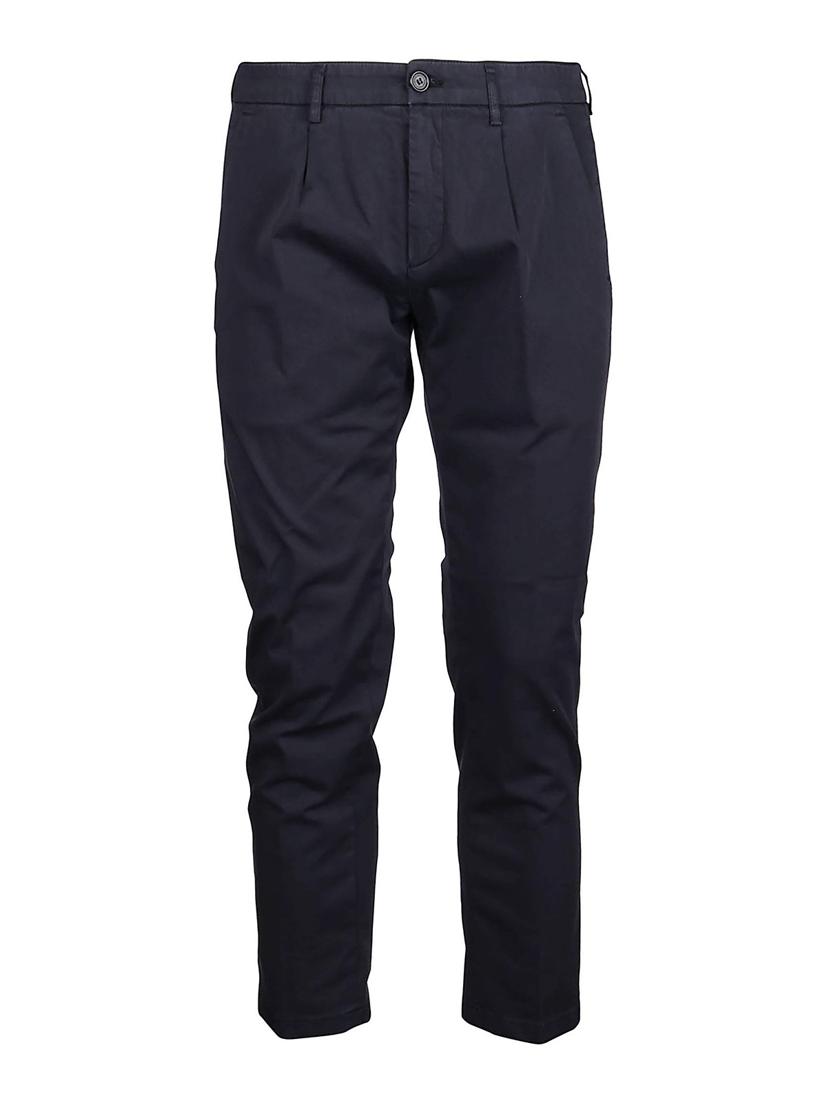 Department 5 Prince Cropped Trousers In Dark Blue