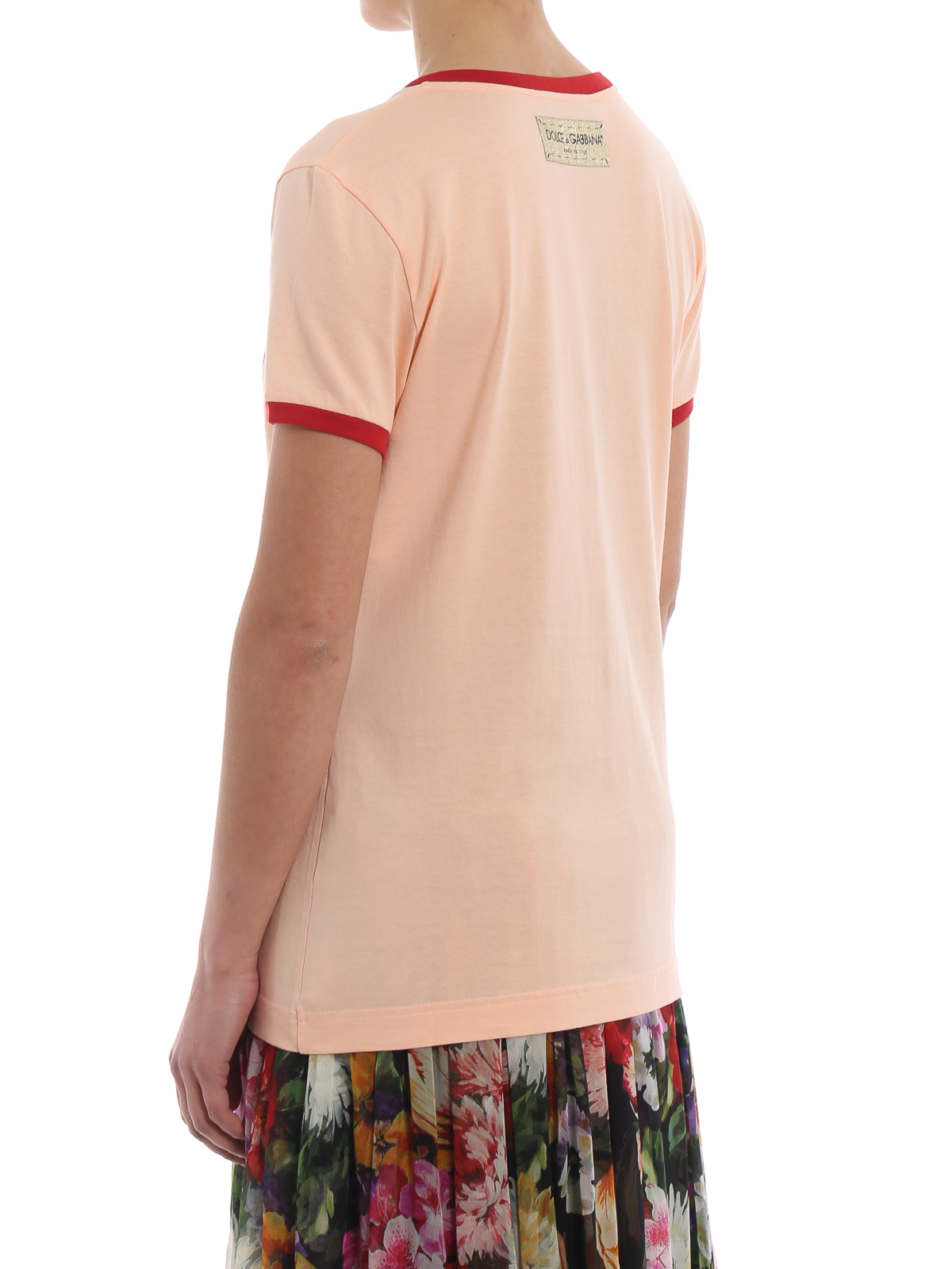 Dolce & Gabbana D&G is D&G print T-shirt - Pink|F8H32ZG7RDGF0600