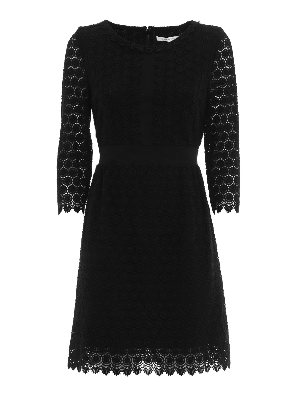 Diane Von Furstenberg Nolly lace dress - Black|D973601F16BLACK