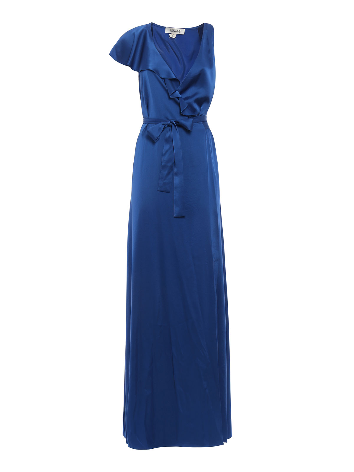 dark blue indian wedding dress DIANE VON FURSTENBURG GATHERED SHEATH DRESS main image 0