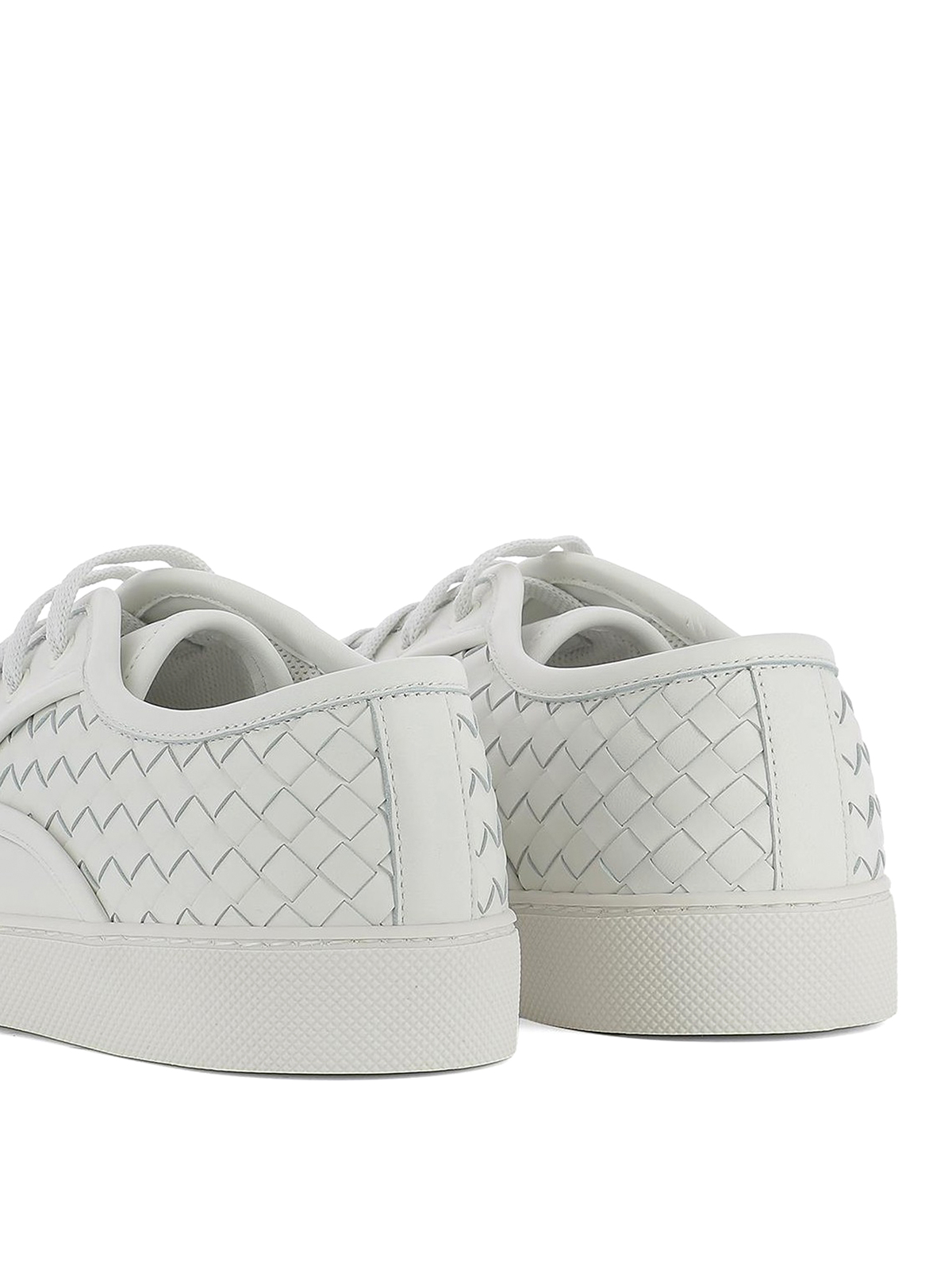 Trainers Bottega Veneta - Dodger lace-up white sneakers