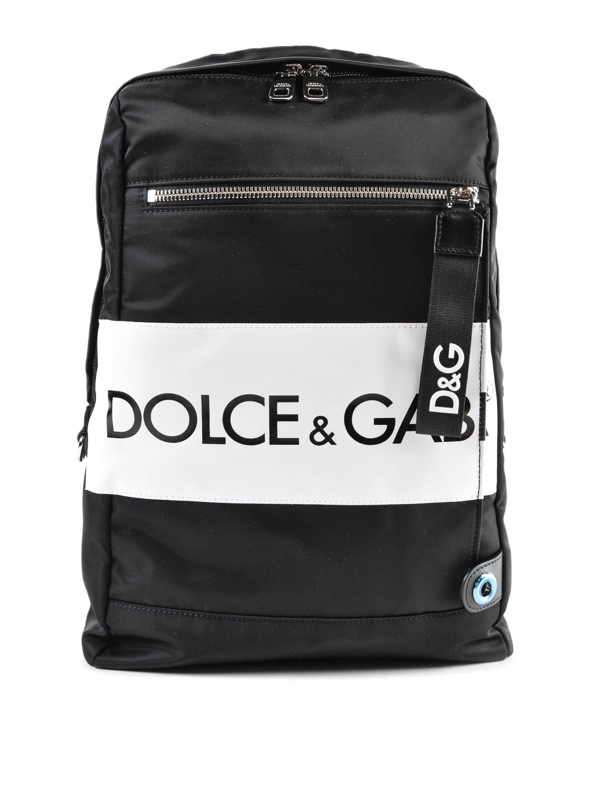 Backpacks Dolce & Gabbana - Logo band nylon backpack - BM1508AN9078B956