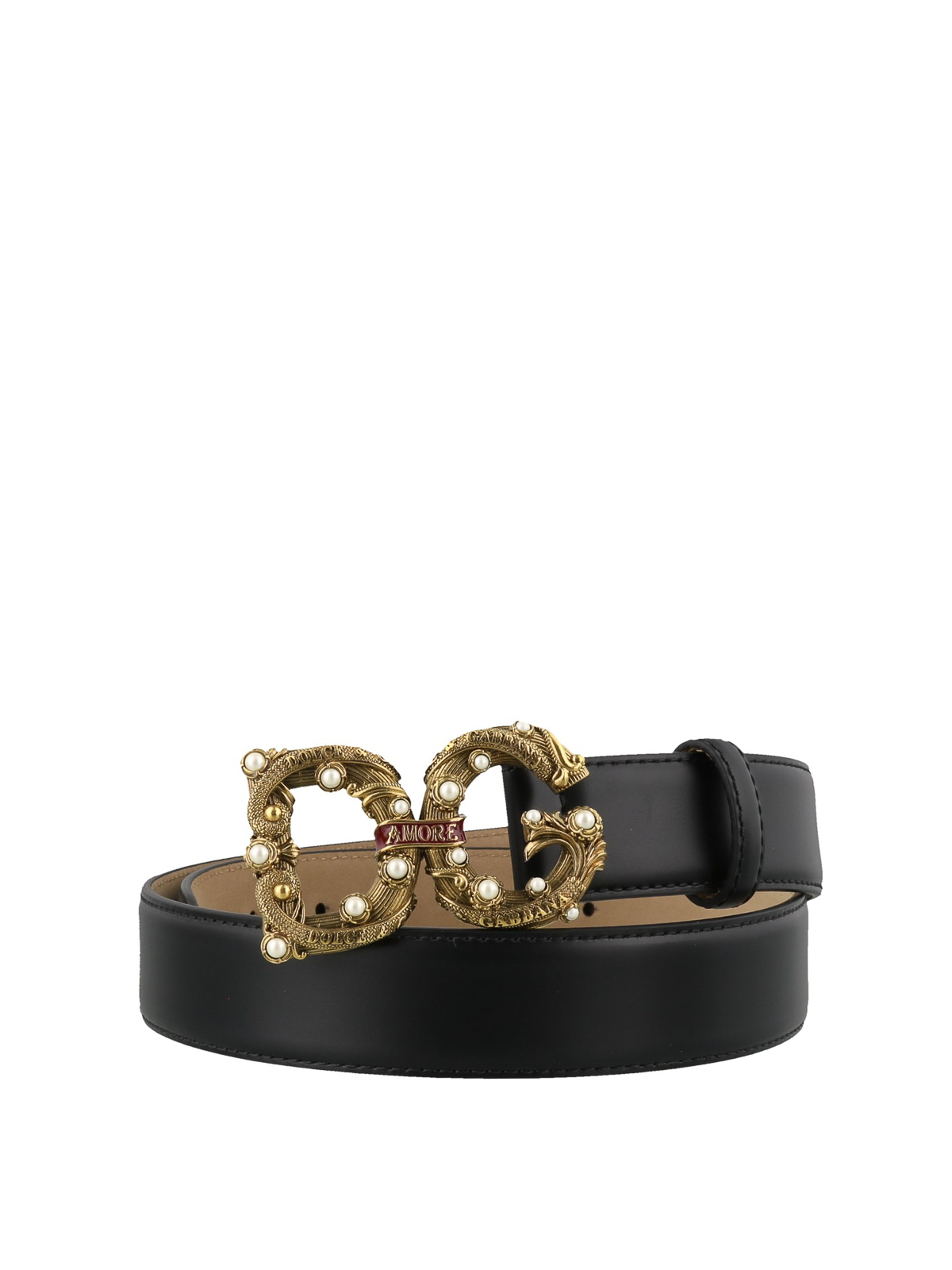 Cinturones Dolce & Gabbana - Cinturón Dg Amore - BE1335AK13380999
