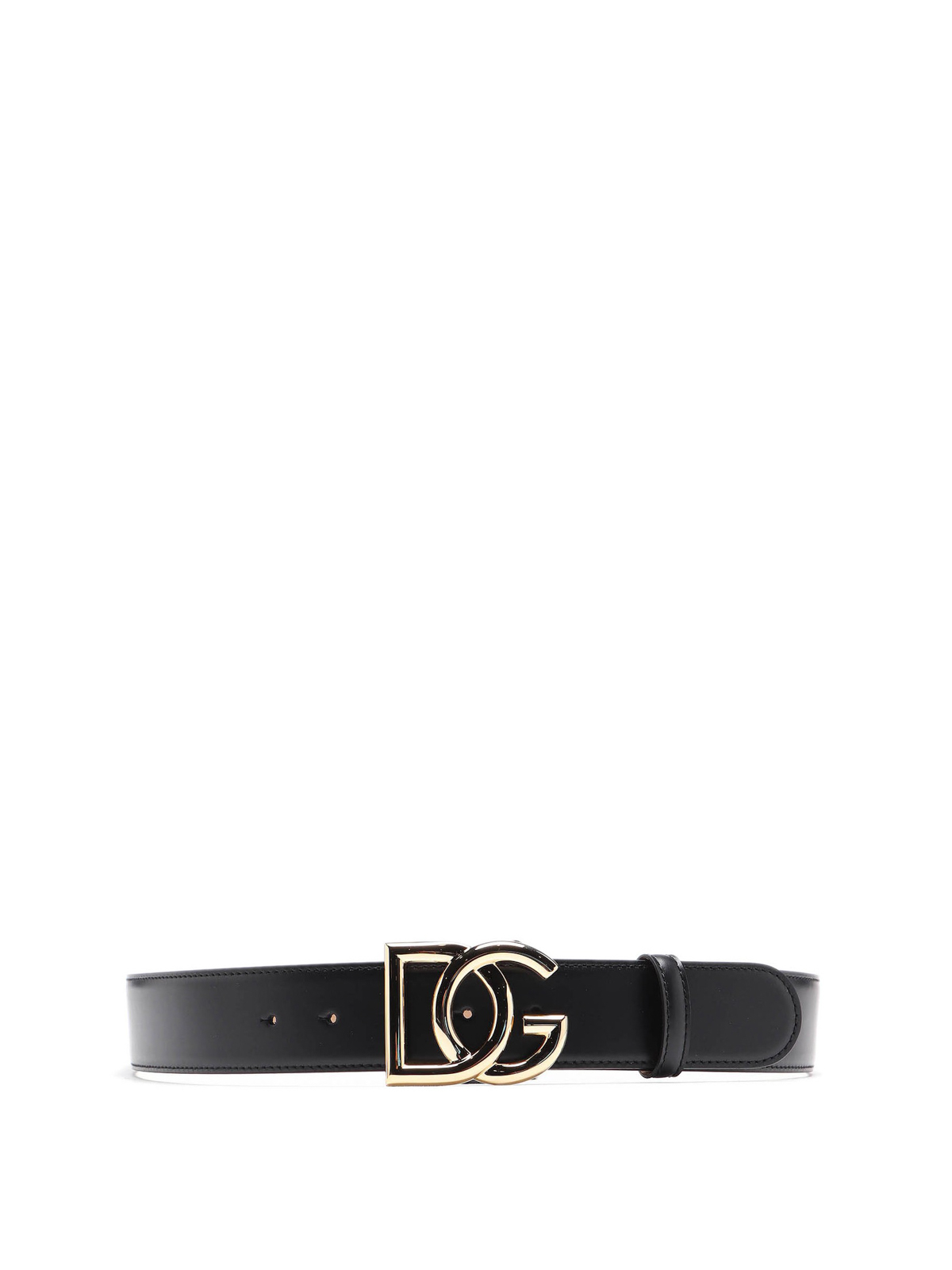 Dolce & Gabbana DG leather belt - Black - Women | BE1357AX35080999