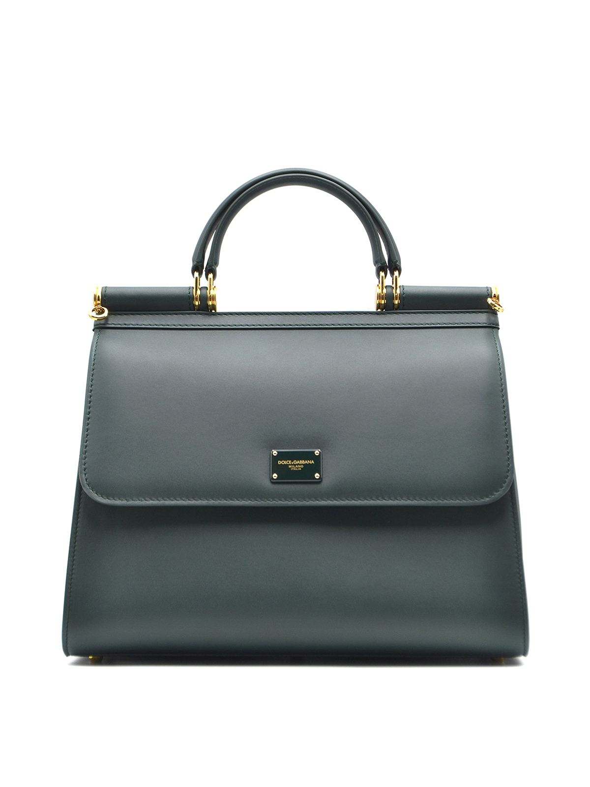 Dolce Gabbana Sicily 58 large bag Dark Green BB6621AV3858M072