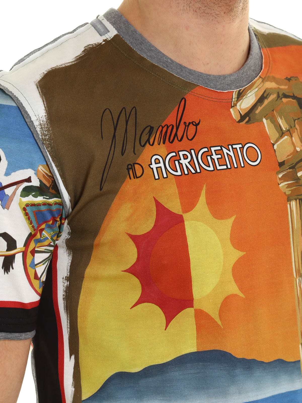 Dolce & Gabbana Agrigento mambo print T-shirt|G8HC7THP7C7HD973