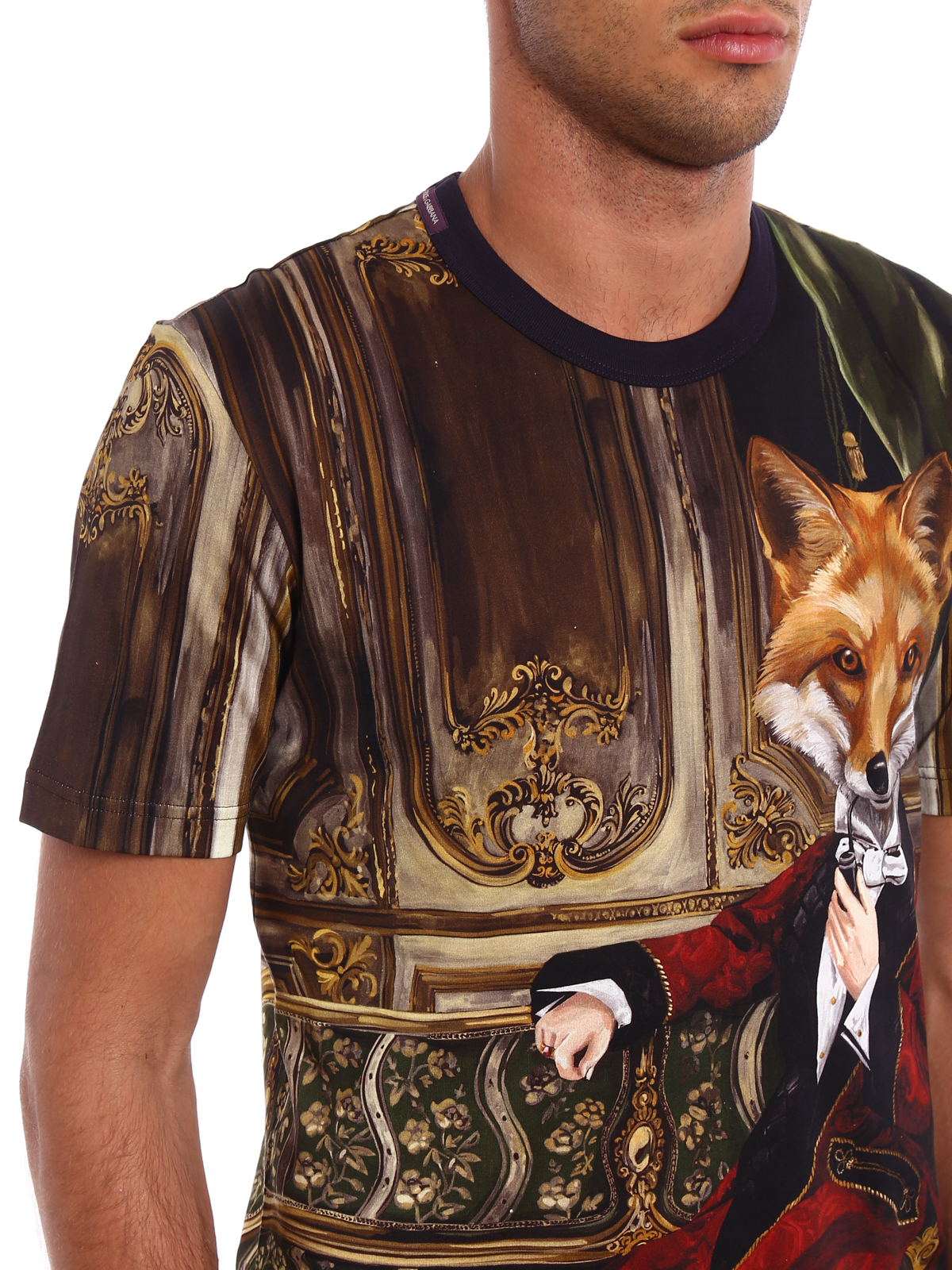 Dolce gabbana 2025 fox t shirt