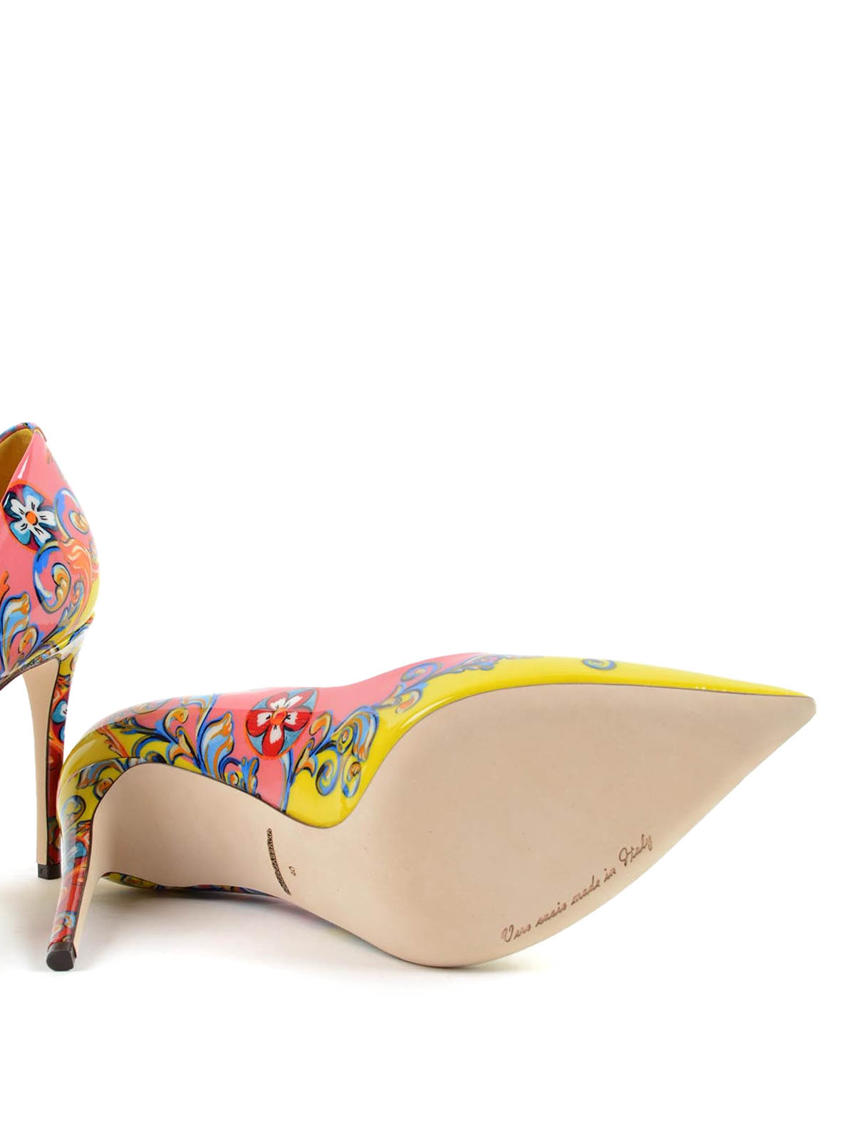 Dolce & Gabbana Carretto Siciliano print pumps