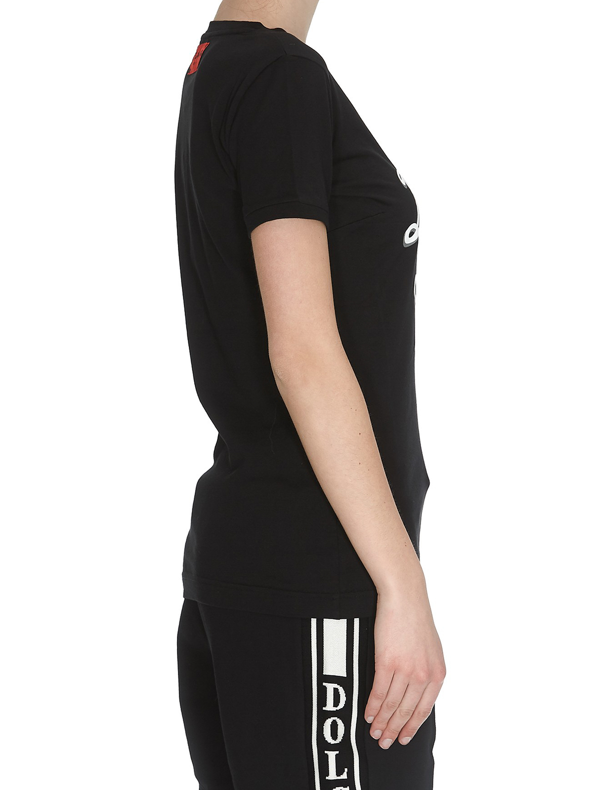 Dolce & Gabbana D&G Italian Brand black cotton Tee