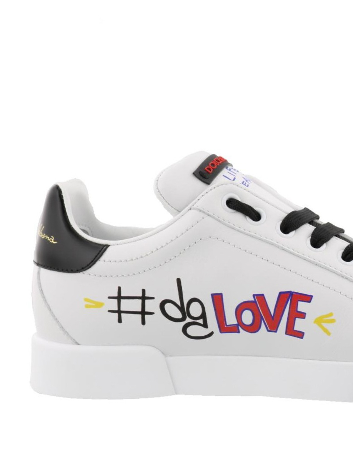 Dolce & Gabbana DG love Portofino leather sneakers