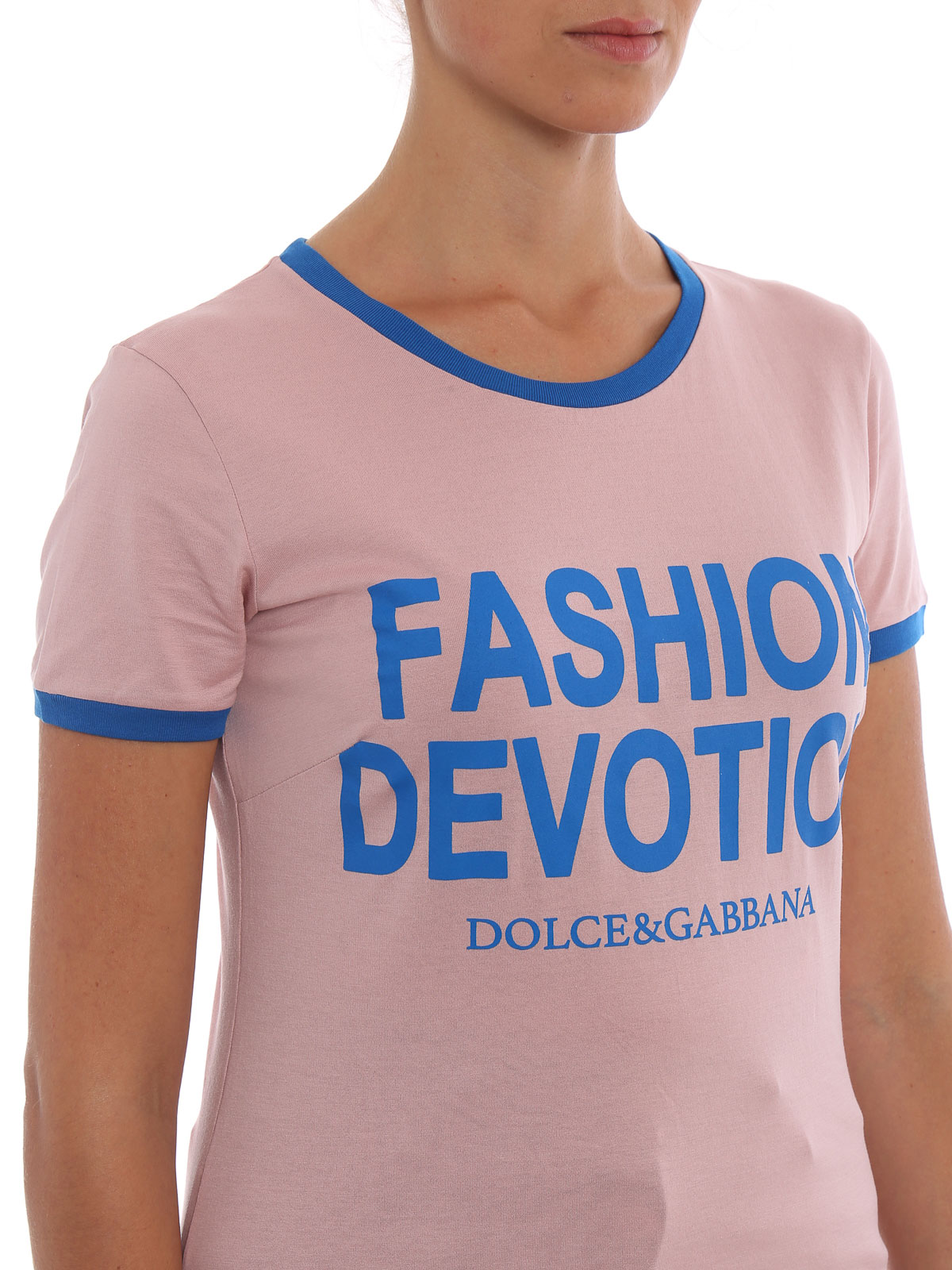 【VIP SALE】DOLCE&GABBANA Devotion Heart コットン Tシャツ VIP SALE】DOLCE&GABBANA Devotion Heart コットン Tシャツ