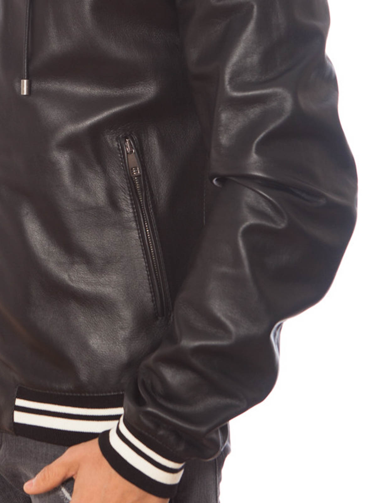 Dolce & Gabbana Napa leather bomber jacket - Men