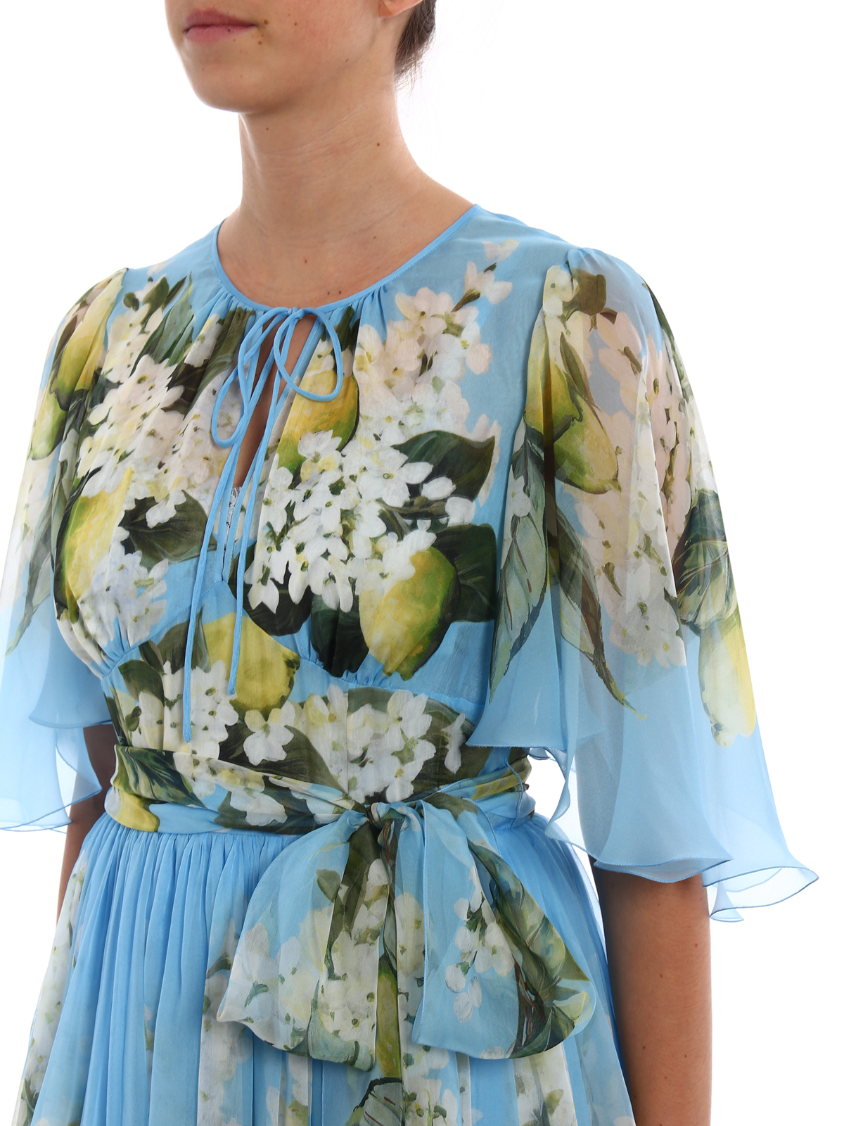 Dolce & Gabbana Romantic floral silk maxi dress