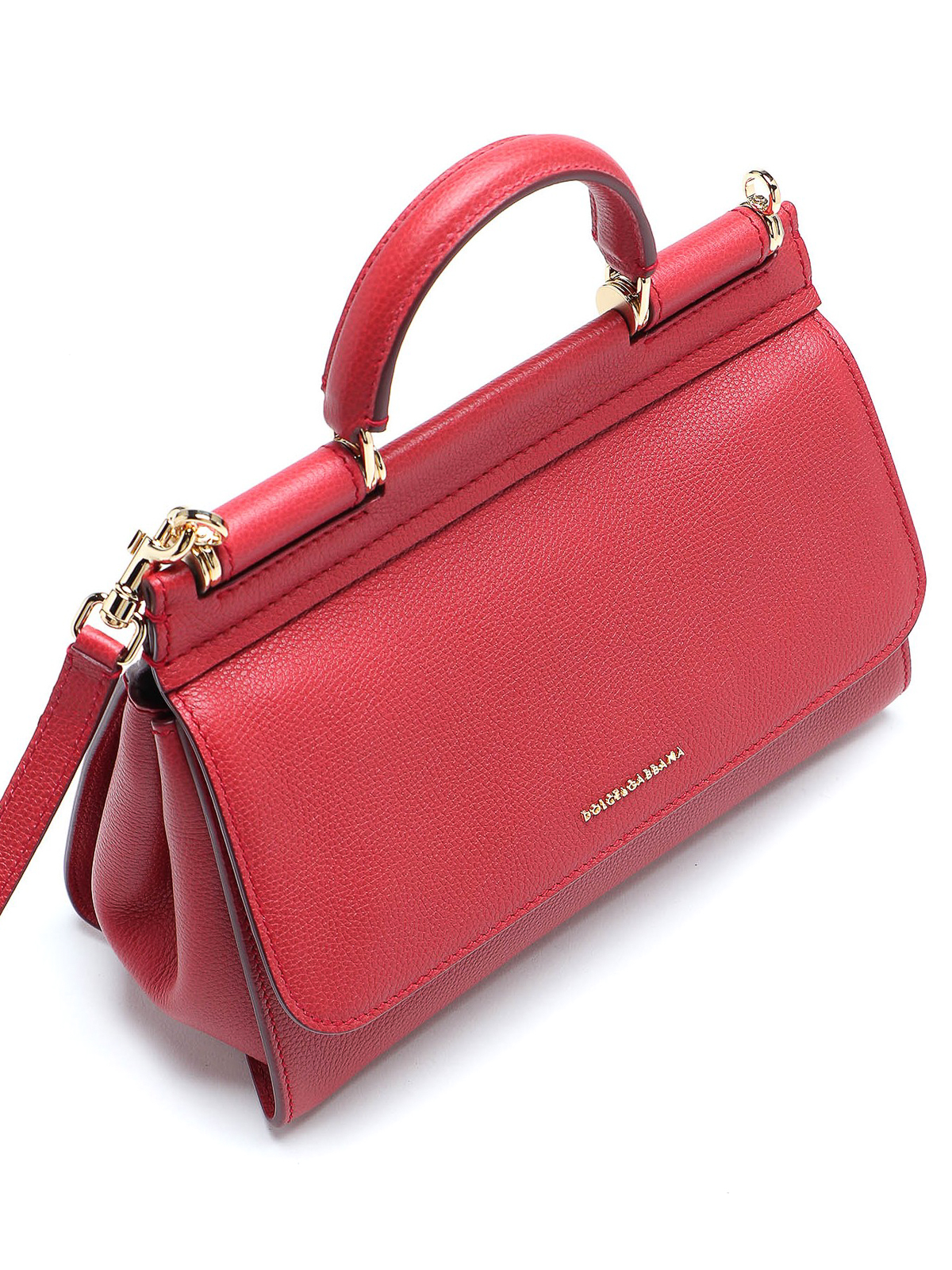 dolce and gabbana mini sicily bag red