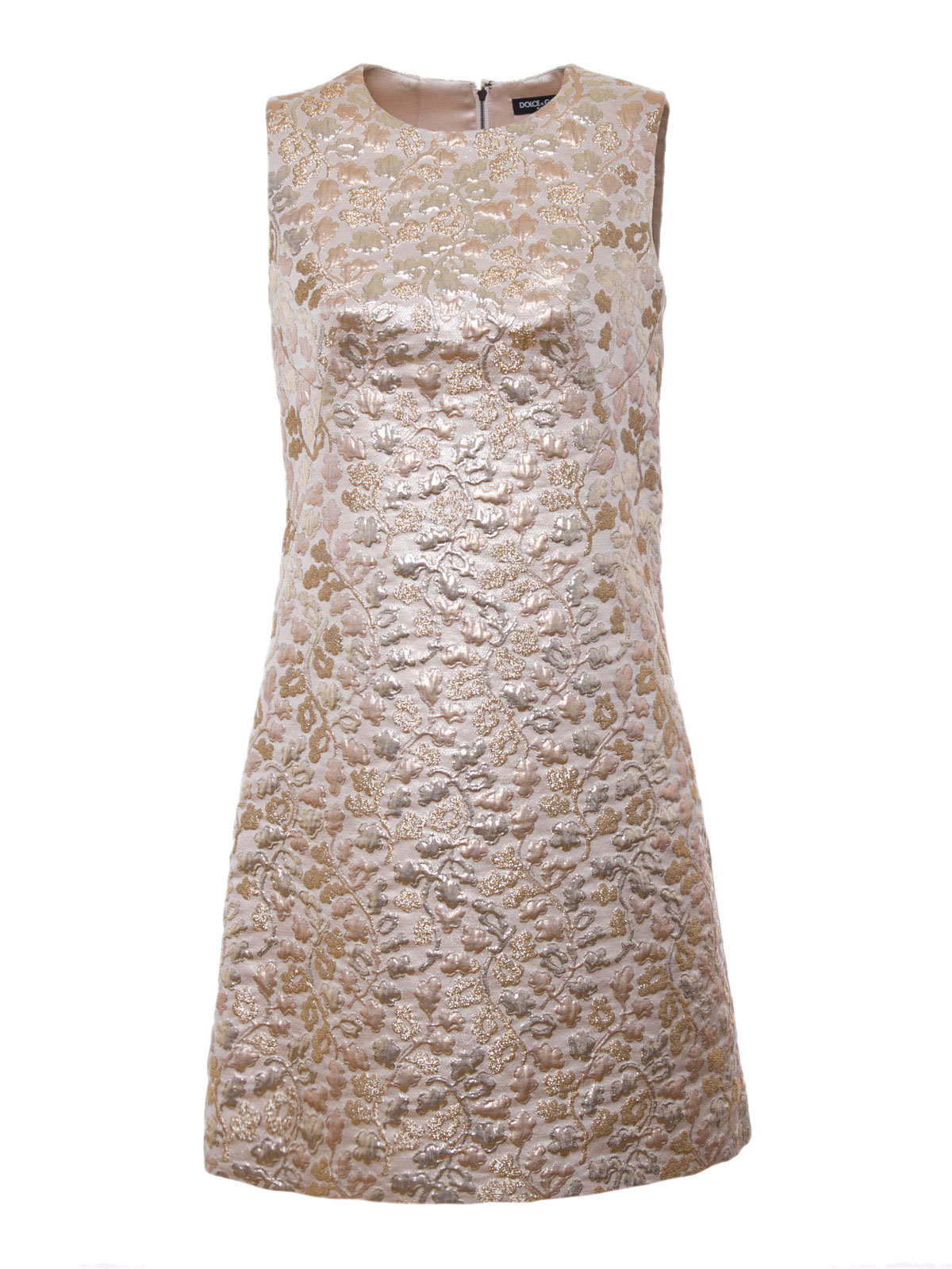 Dolce & Gabbana Brocade A-Line dress - Gold | F6UL8TFJMU6S8350