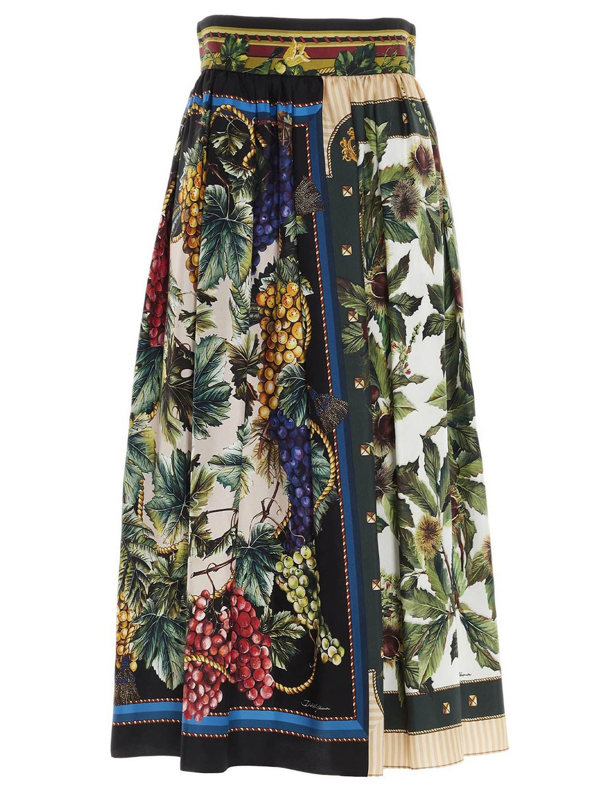 Dolce & Gabbana Autumn print skirt in multicolor