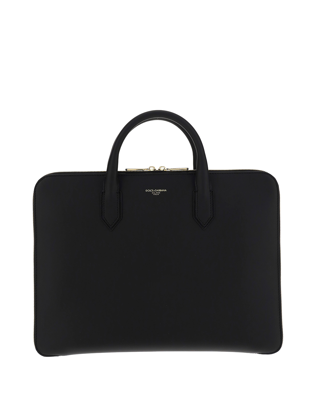 Dolce & Gabbana Calfskin briefcase - Black - Men|BM1710AC95480999