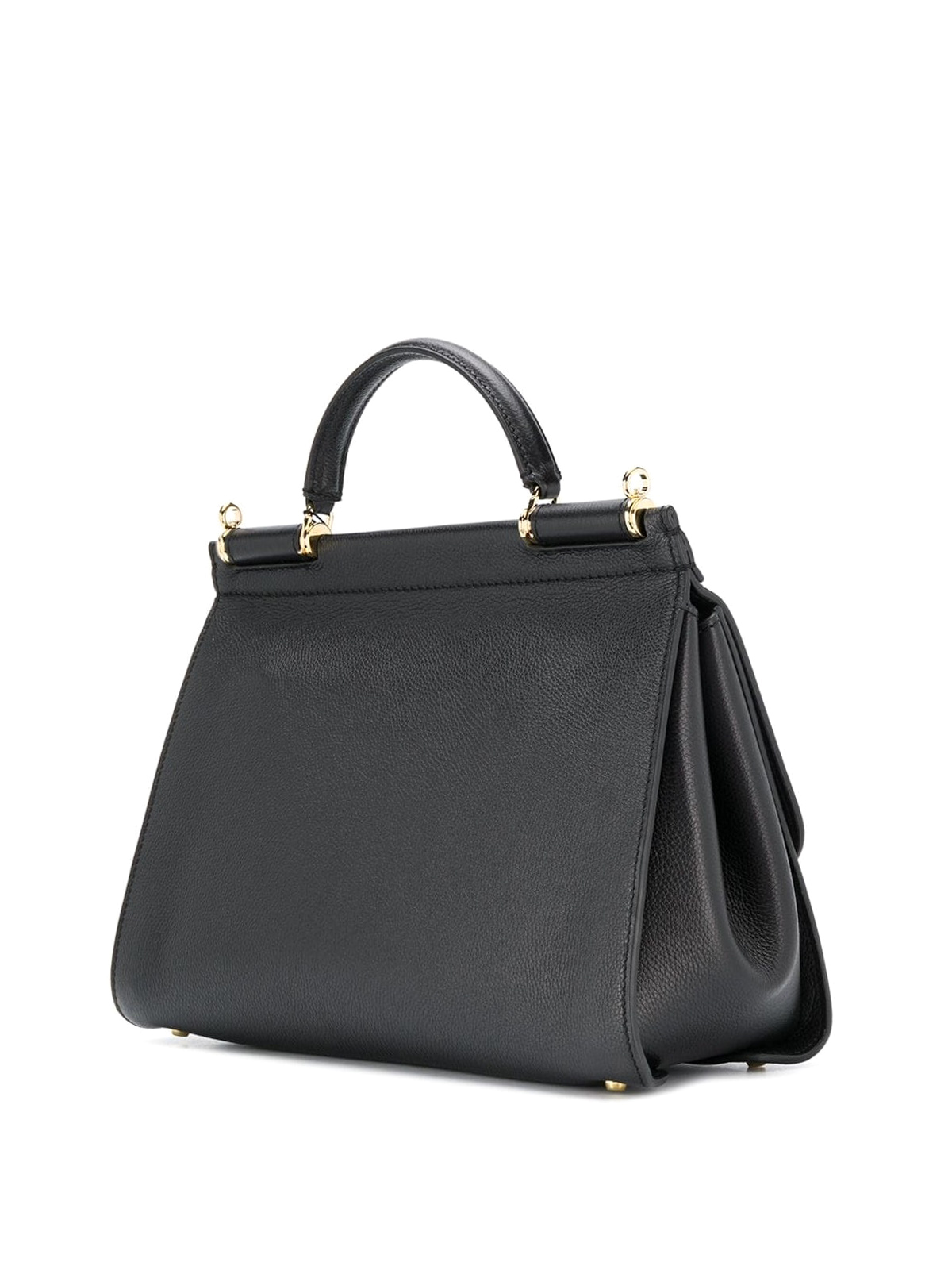 Bowling bags Dolce & Gabbana - Sicily Soft black large bag -  BB6756AA40980999