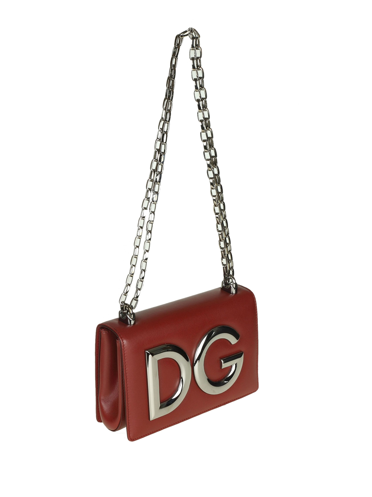 Dolce & Gabbana - Women's DG Logo Crossbody Bag Shoulder Bag - Red