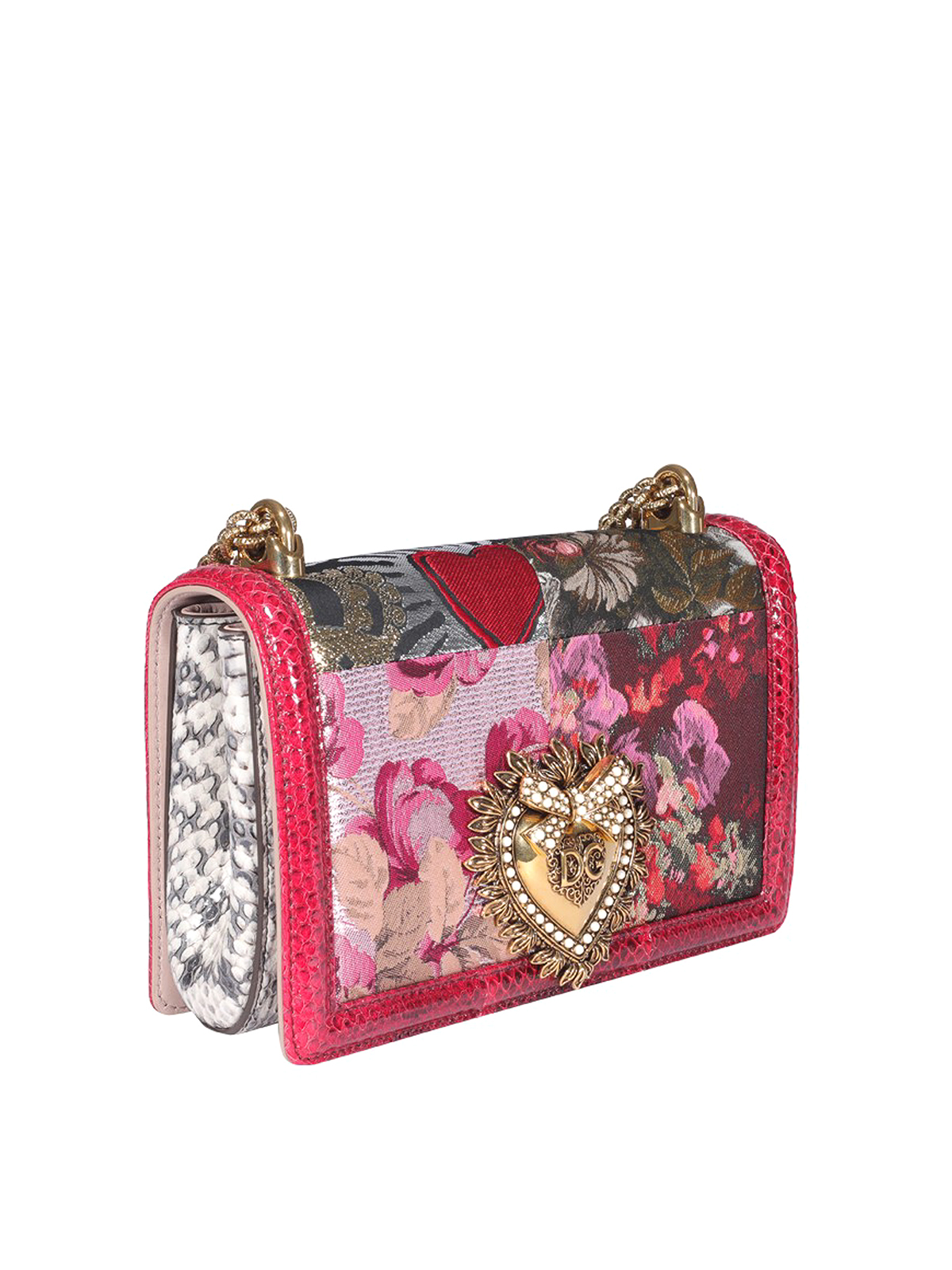 amerikansk dollar radium Perversion Cross body bags Dolce & Gabbana - Devotion floral printed bag -  BB6652A8M868J323