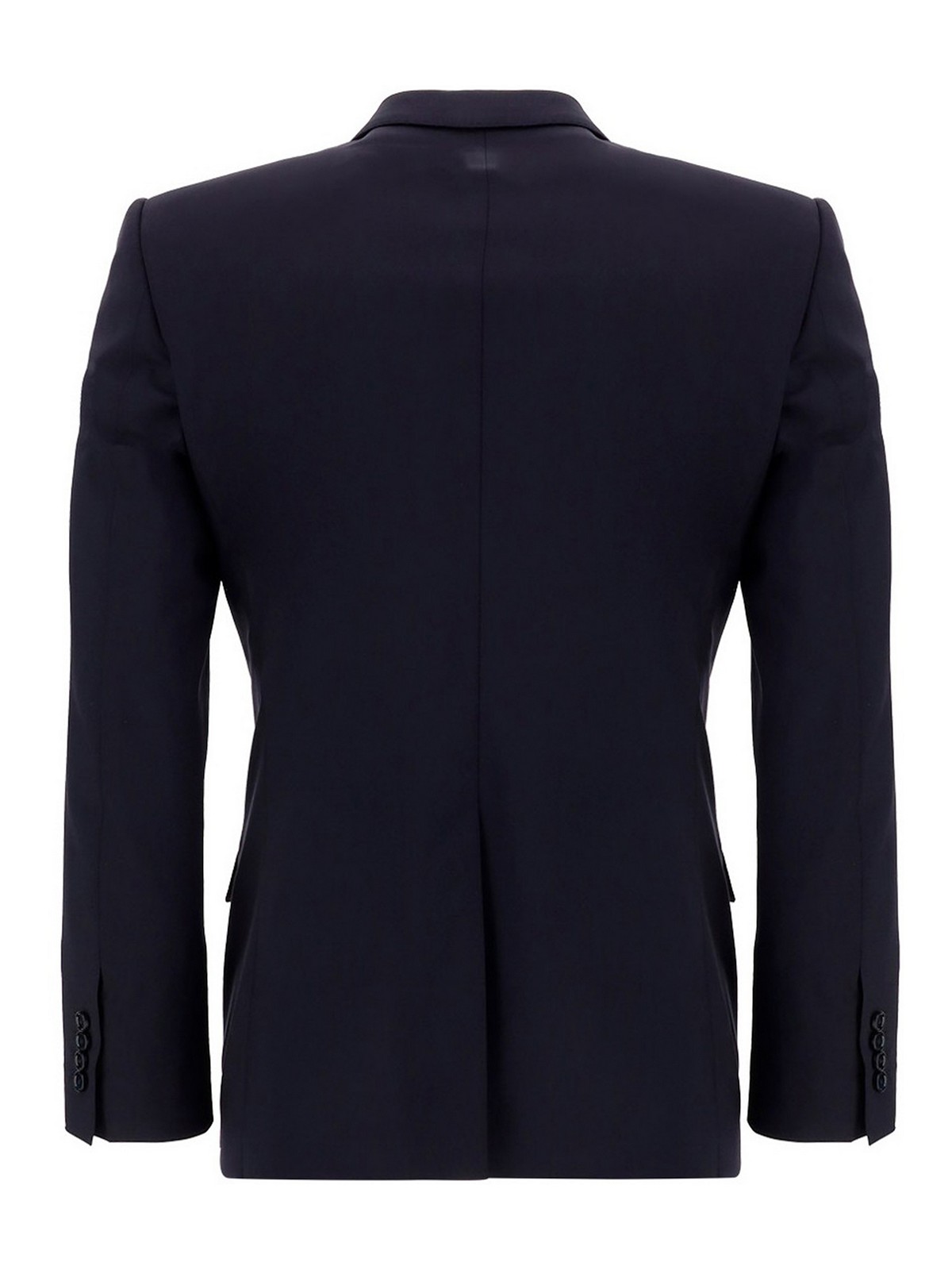 Shop Dolce & Gabbana Fleece Wool Two-piece Suit In Azul Oscuro