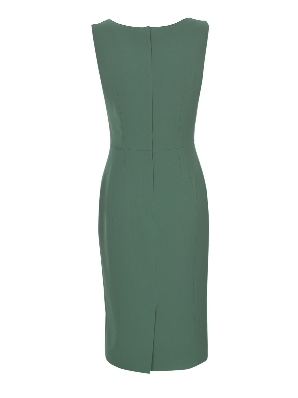 Shop Dolce & Gabbana Sheath Dress In Green