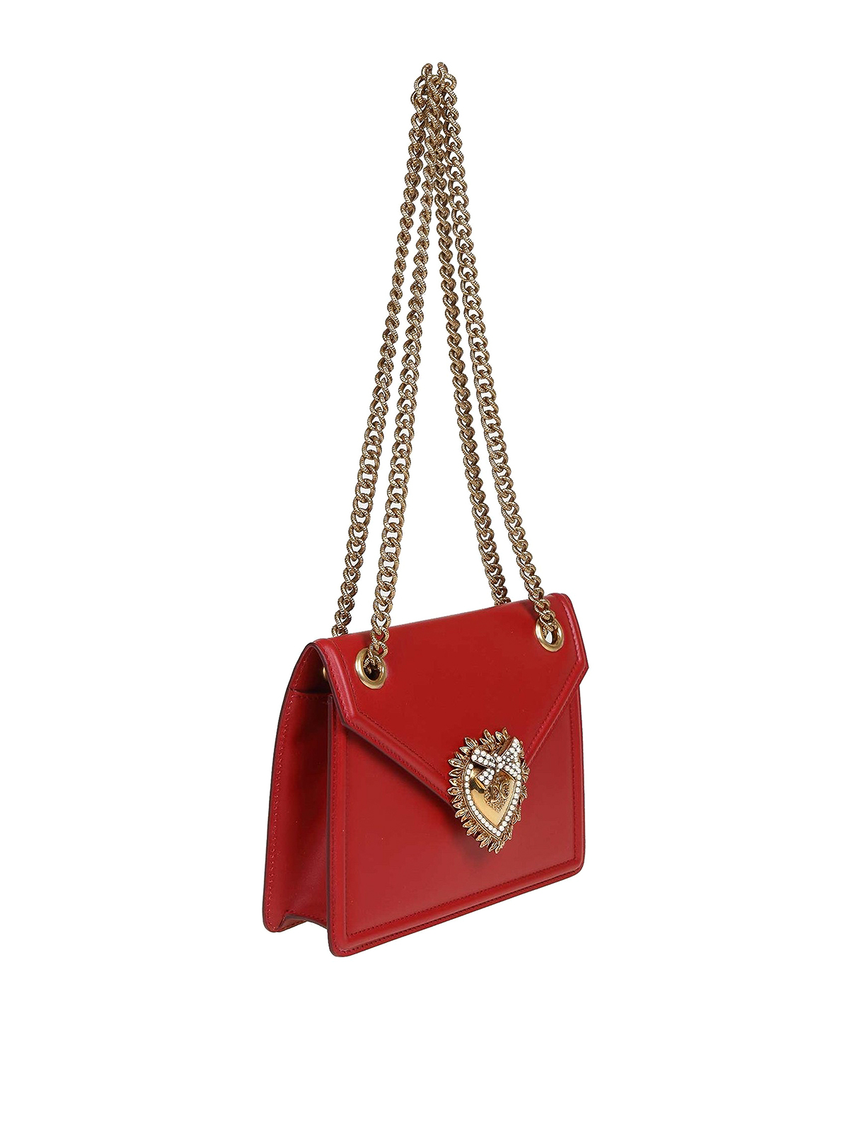 【売れ筋】DOLCE&GABBANA Devotion M ショルダーバッグ Dolce & Gabbana Devotion ショルダーバッグ M | ブラック