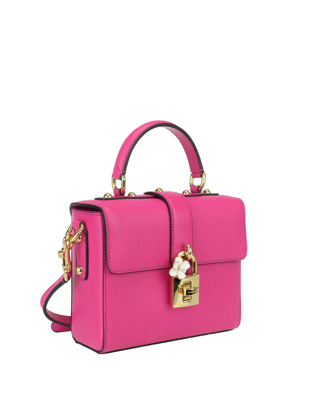 Dolce & Gabbana Dolce bag with flower charm|BB6284AC1768H412