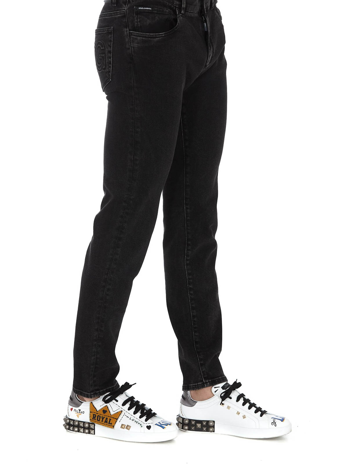 DOLCE&GABBANA スキニーデニムパンツ ブラック 楽天市場】【SALE】【P20倍】 ドルチェ＆ガッバーナ DOLCE & GABBANA