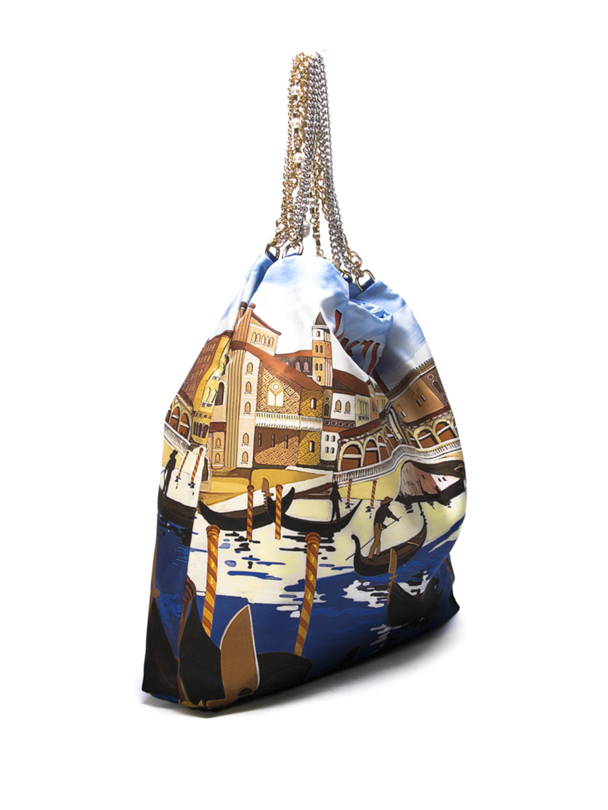 Sac Tote Dolce & Gabbana En Cuir Mauve - Occasion Excellent état - Jamais Porté Extérieur