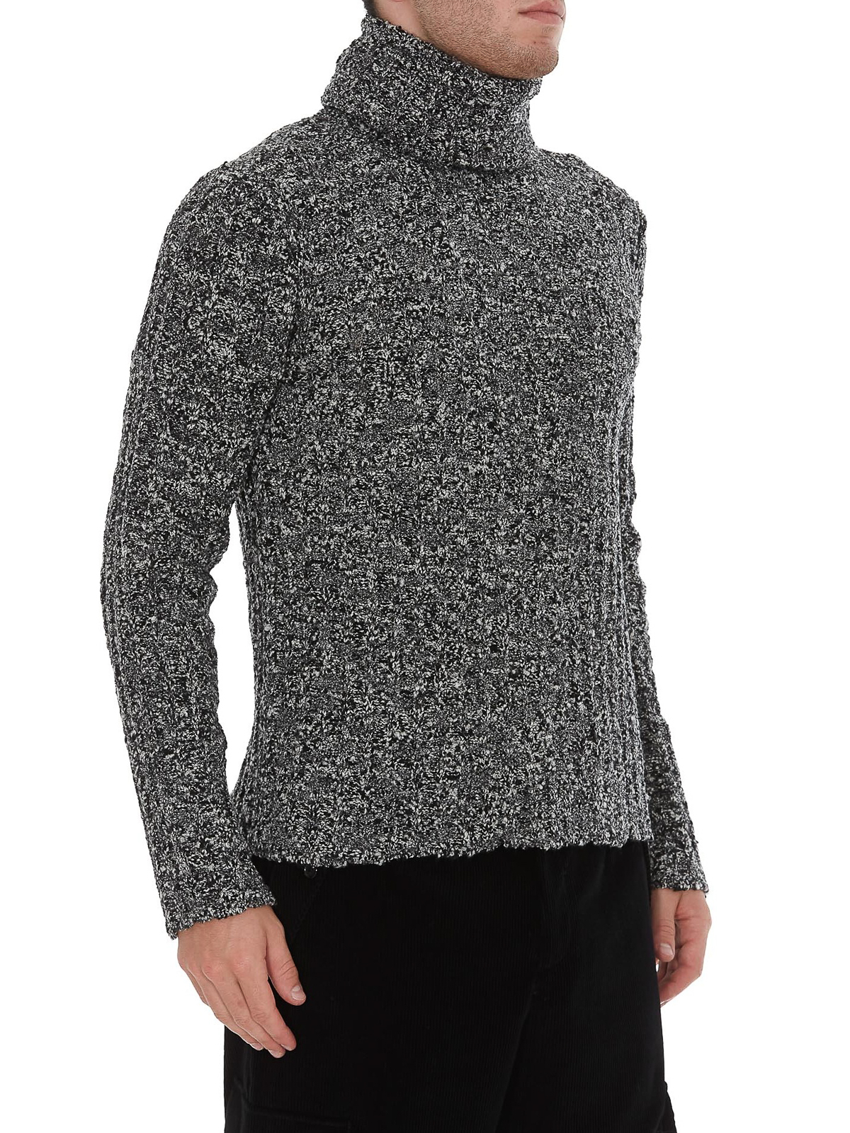 Turtlenecks Polo necks Dolce Gabbana Melange wool turtleneck GXC10TJAM6OS0991