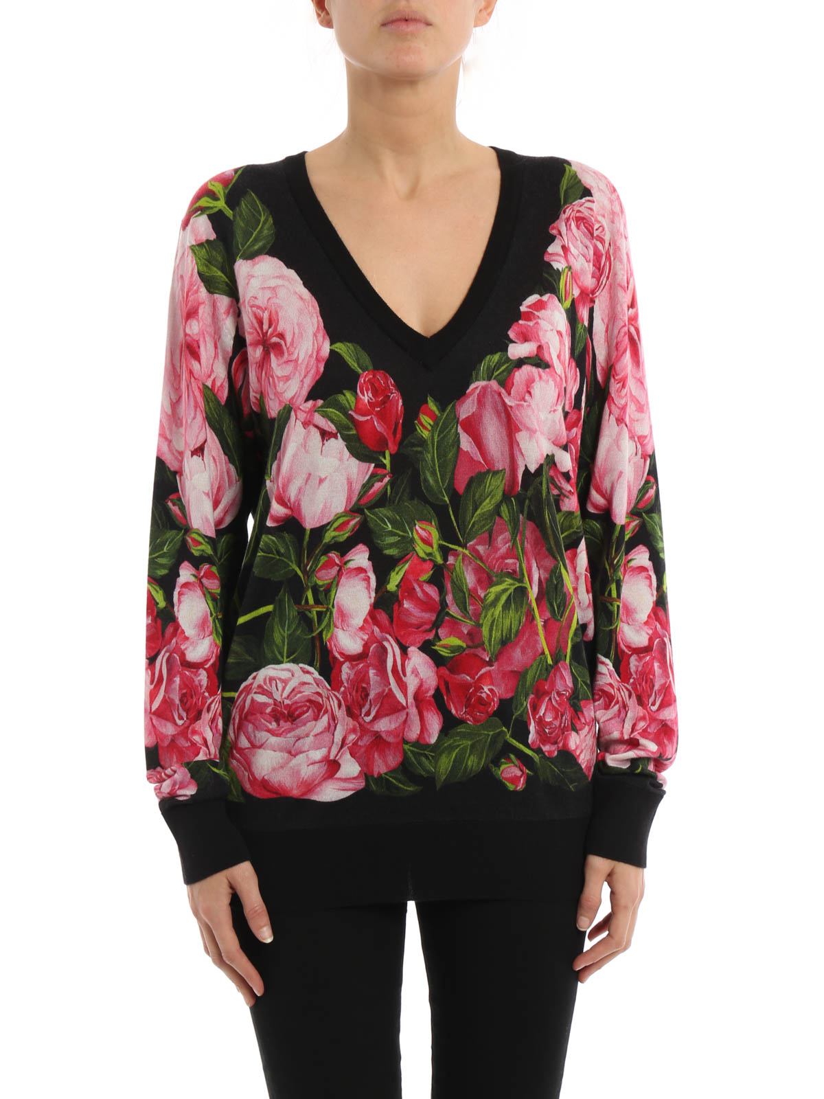 Dolce & Gabbana Vネック レディース - 黒|FQ207KF76ADHN412