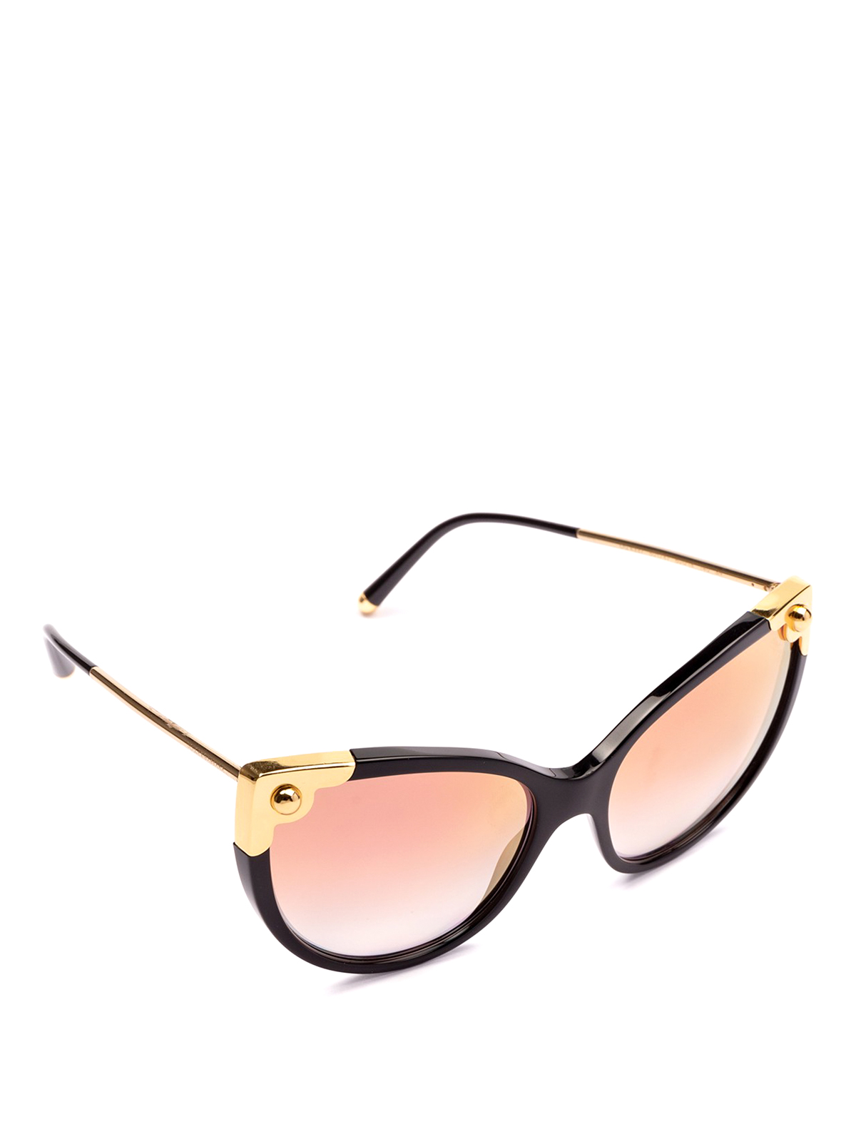 Dolce & Gabbana Cat eye sunglasses with gold-tone details  display picture 1